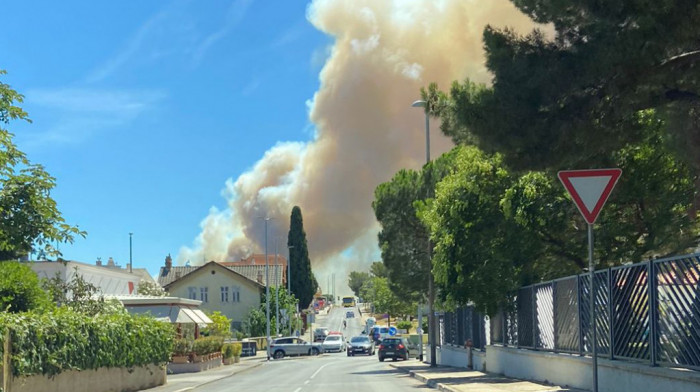Požar u Puli izazvan otvorenim plamenom, izgorela šuma i vozila