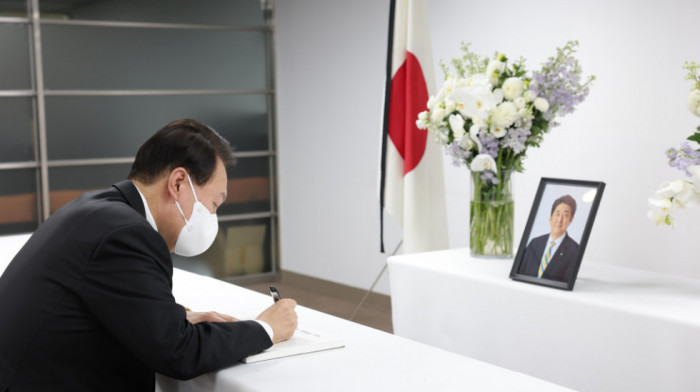 Državna sahrana Šinza Abea 27. septembra