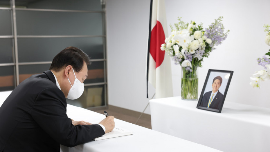 Državna sahrana Šinza Abea 27. septembra
