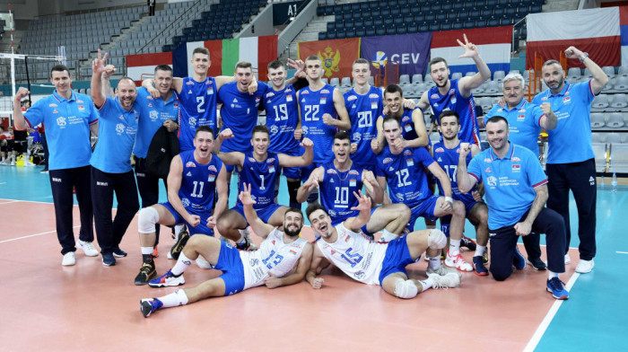 Evropsko prvenstvo u Poljskoj: Odbojkaši Srbije pobedili Austriju u prvom kolu