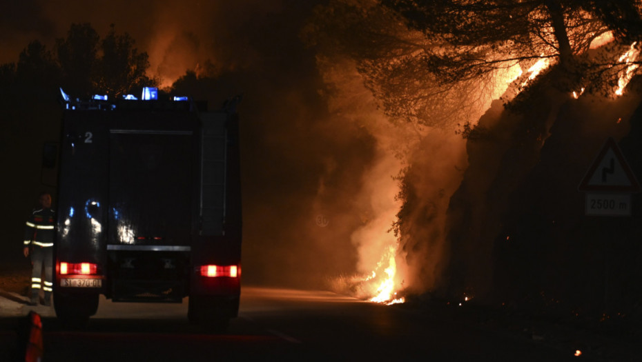 Lokalizovan požar u blizini Rijeke