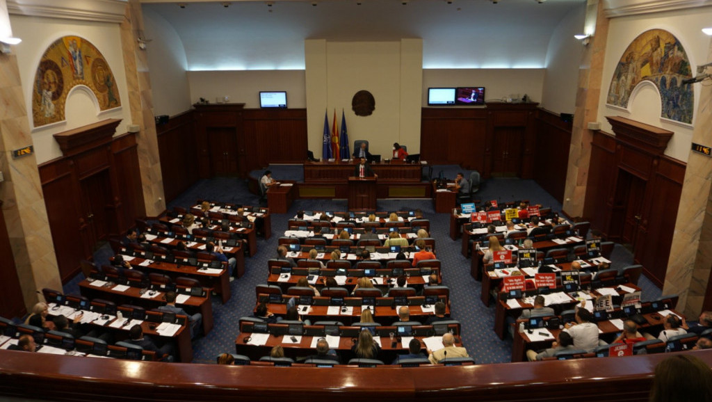Sednica Sobranja o rekonstrukciji kabineta Dimitra Kovačevskog, u vladu ulaze ministi iz Alijanse za Albance