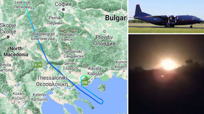 Ukrajinski avion se srušio kod Kavale, grčka kontrola leta tvrdi da je poleteo iz Srbije