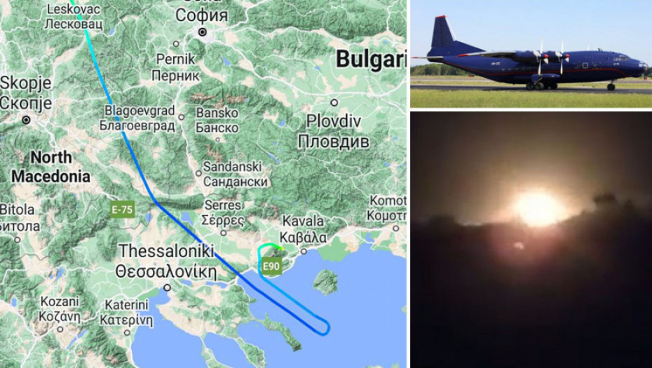 Ukrajinski avion se srušio kod Kavale, grčka kontrola leta tvrdi da je poleteo iz Srbije