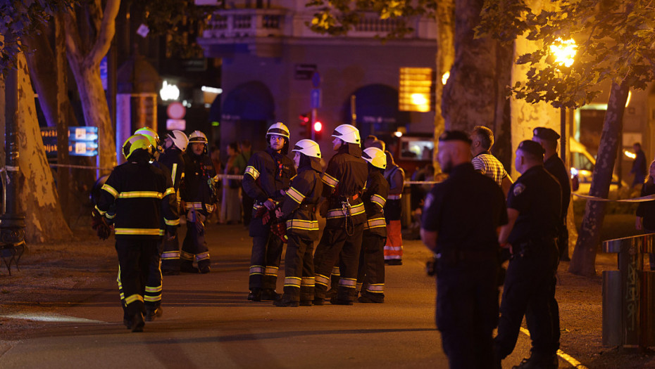 Izbio požar u policijskoj stanici u Kninu: Deo grada bez struje