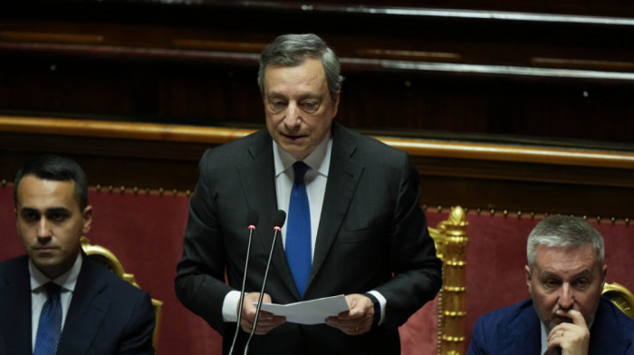 Italijanski premijer Mario Dragi objaviće danas u parlamentu svoju ostavku