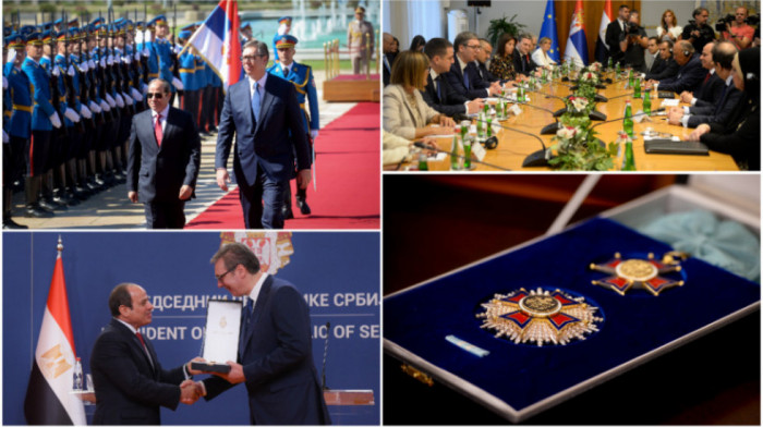 Vučić posle sastanka sa Al Sisijem: Istorijska poseta, nadam se ugovoru o slobodnoj trgovini s Egiptom do kraja oktobra