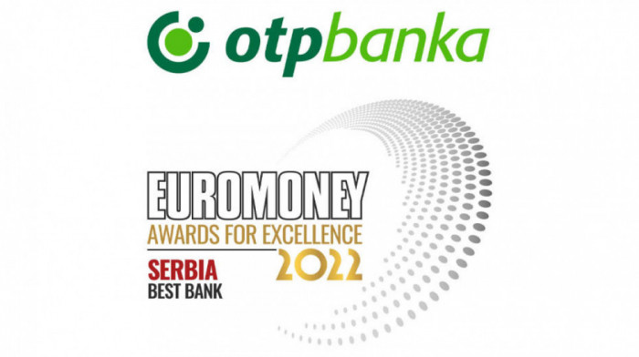 OTP banka dobitnik Euromoney nagrade za izvrsnost 2022 za najbolju banku u Srbiji