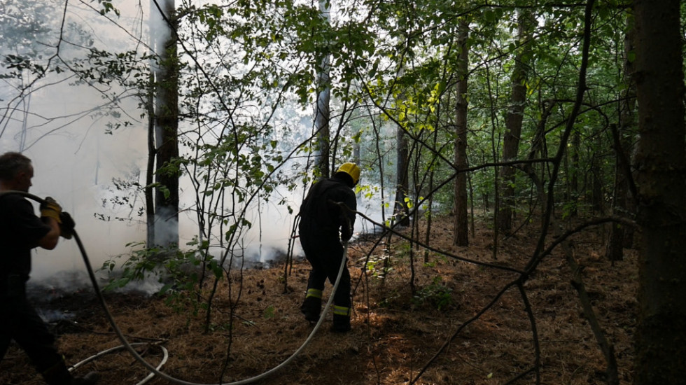 Pune ruke posla za vatrogasce: Tokom vikenda u Srbiji više od 400 požara na otvorenom