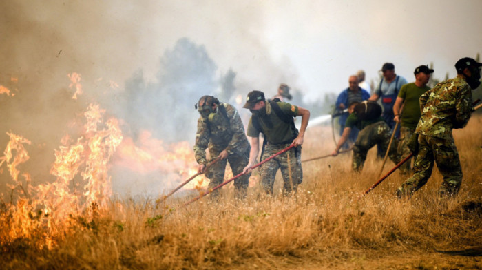 Gori 50 hektara šume u Severnoj Makedoniji, požar gase i helikopteri