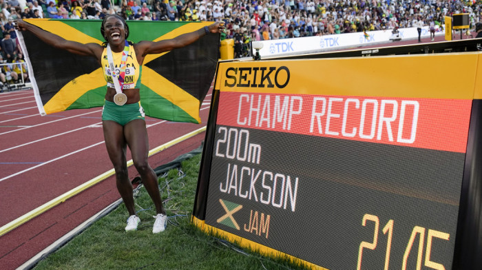 Jamajčanka osvojila zlato, sprinteri iz SAD najbrži u trci na 200 metara na SP u Judžinu