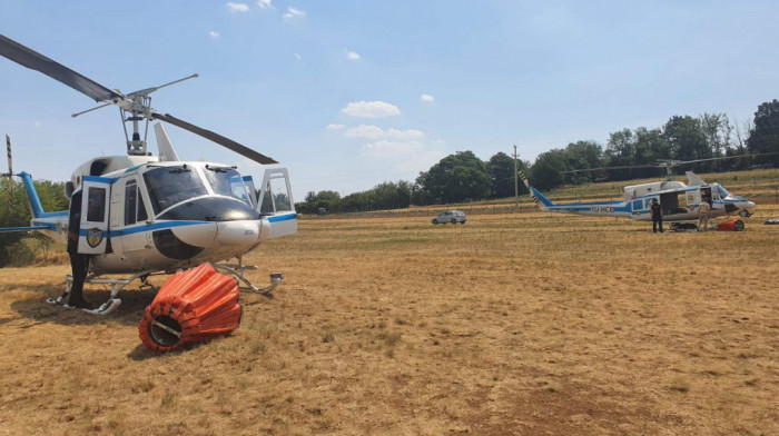 Srpski helikopteri u akciji gašenja požara u Sloveniji