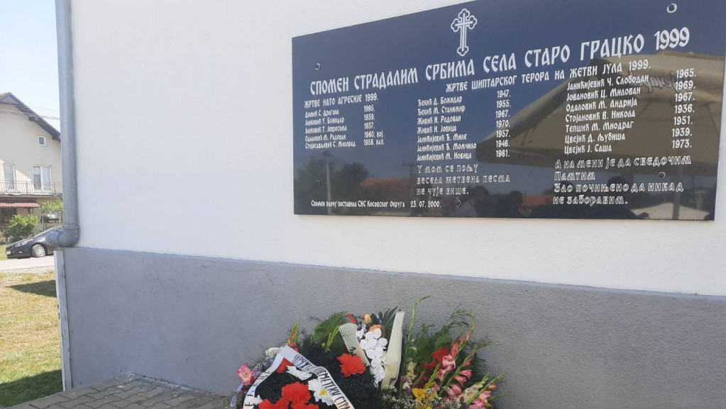 Obeležavanje godišnjice zločina nad Srbima u Starom Grackom, kancelarija za KiM: Ubice nisu privedene pravdi