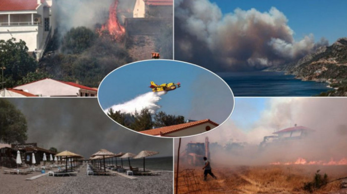 Dramatična noć u Grčkoj: Požari na više lokacija, najviše stradali Lezbos i Dadija (FOTO)