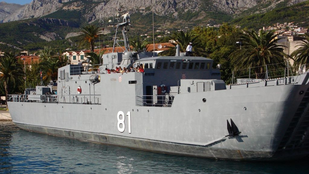 Nasukao se brod Hrvatske ratne mornarice