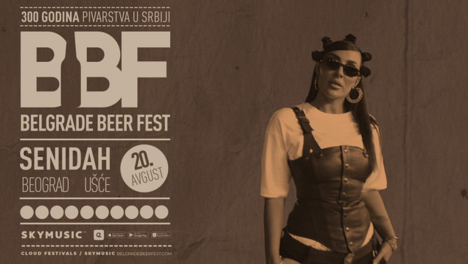 Regionalna zvezda Senidah pojačanje programa ovogodišnjeg Belgrade beer festa