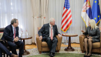 Mihajlović sa ambasadorom Hilom i predstavnicima "Behtela": Važna saradnja u energetici i na izgradnji HE "Đerdap 3"