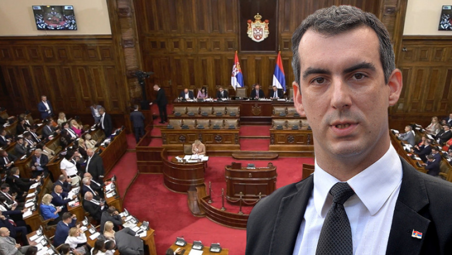Orlić izabran za predsednika Narodne skupštine