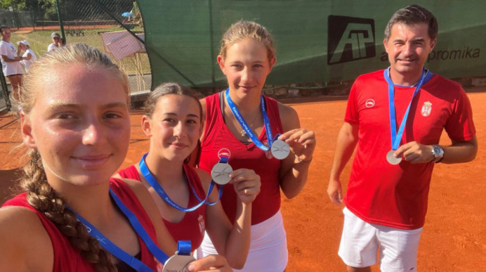 Juniorke Srbije teniske vicešampionke Evrope