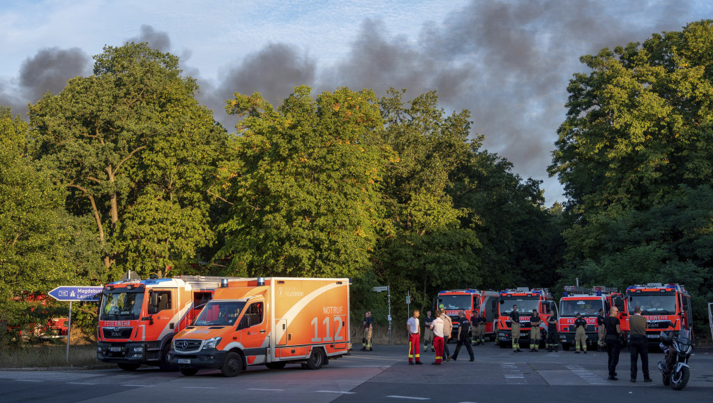 Eksplozije i požar na poligonu eksplozivnih sredstava u Berlinu