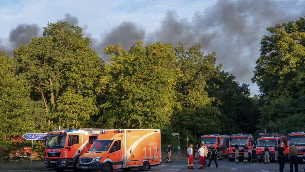 Eksplozije i požar na poligonu eksplozivnih sredstava u Berlinu