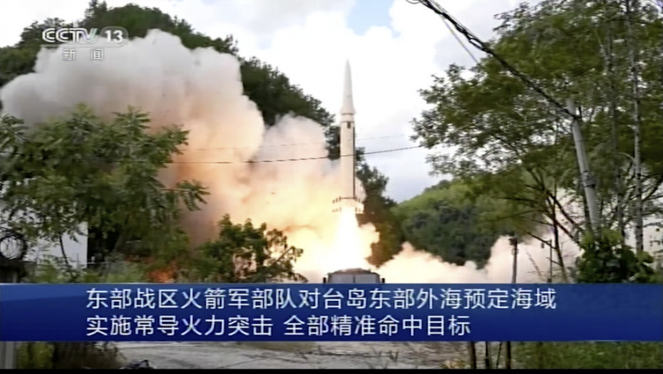 Bela kuća osudila odluku Kine da lansira rakete kod Tajvana