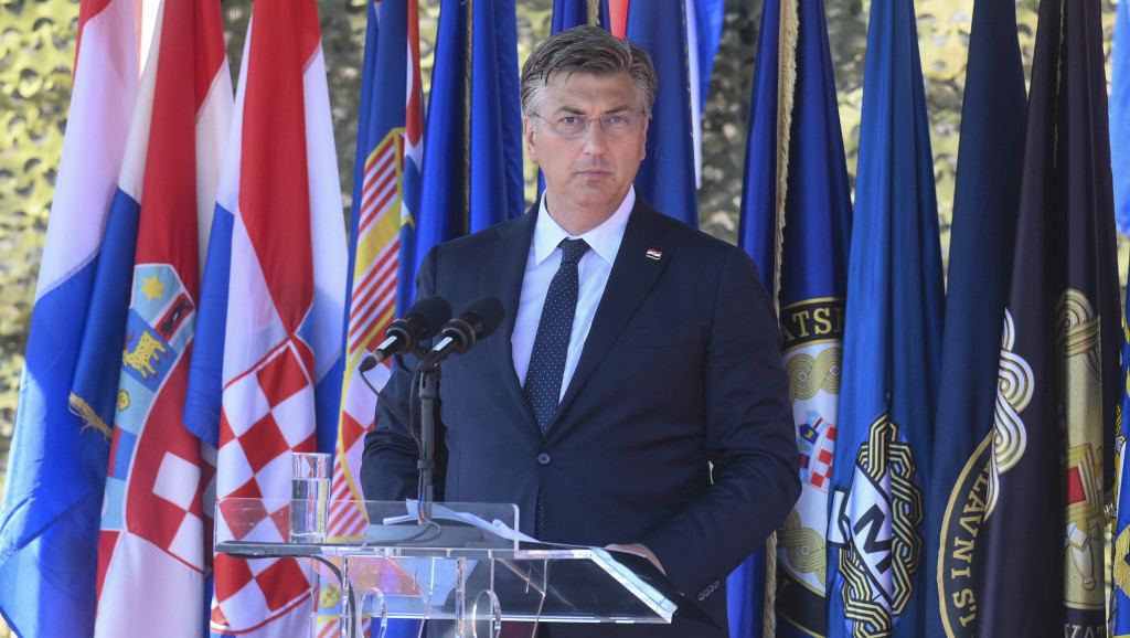 Plenković na proslavi "Oluje" u Kninu izjavio da su Srbi sami sebe proterali iz Krajine