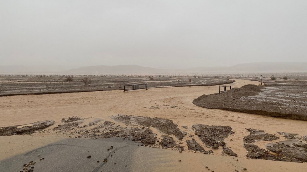 Nacionalni park Dolina smrti u Kaliforniji privremeno zatvoren zbog poplava