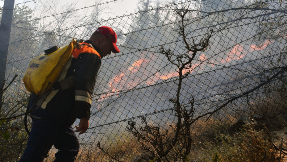 Vatra opkolila naselje kod Trebinja: Vatrogasci svim snagama brane kuće
