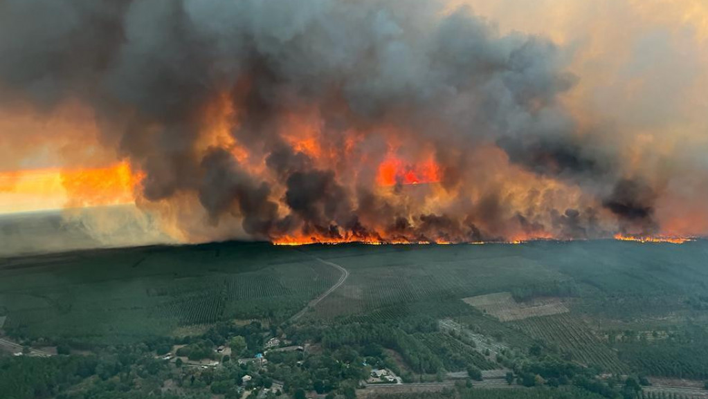 Novi požari u Žirondu u Francuskoj, evakuisano 10.000 ljudi