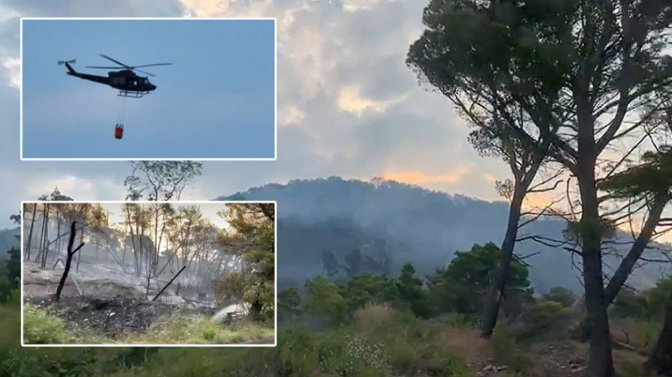 I dalje bukte požari u Crnoj Gori: U Bar stigli helikopteri vojske, u Kotoru se vatra približila kućama