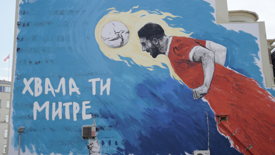 Aleksandar Mitrović dobio mural u Beogradu