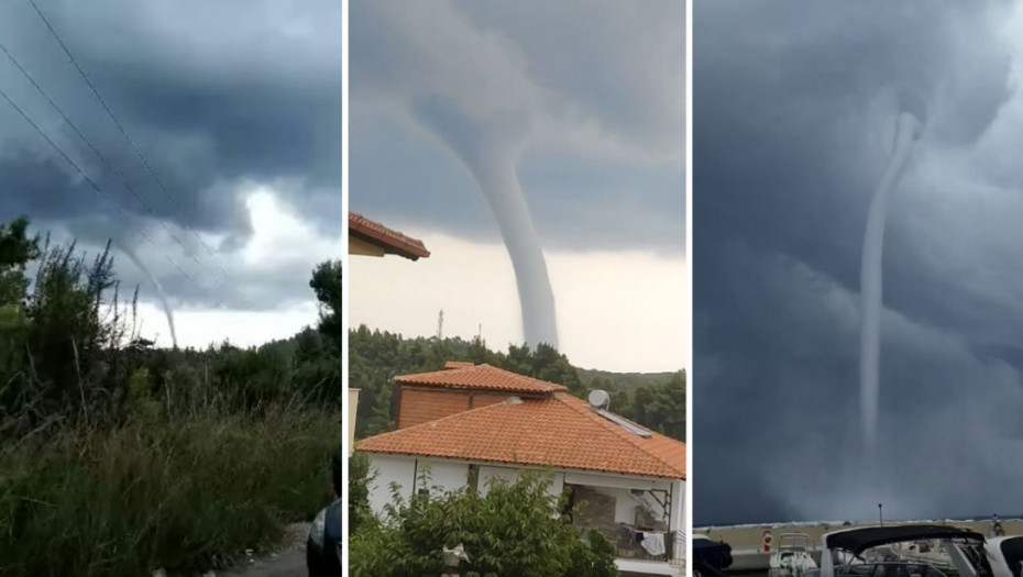 Impresivan prirodni fenomen na Halkidikiju izazvao strah kod kupača, a potom i oduševljenje (VIDEO)