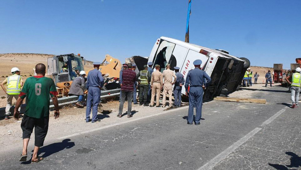 Teška saobraćajna nesreća u Maroku: U prevrtanju autobusa poginulo najmanje 15 osoba