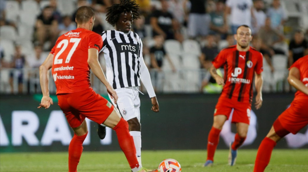 Partizan najzad efikasan, crno-beli na Maltu idu sa tri gola prednosti