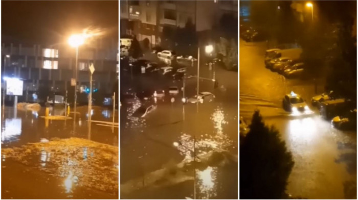 Poplave u Novom Sadu posle jakog pljuska