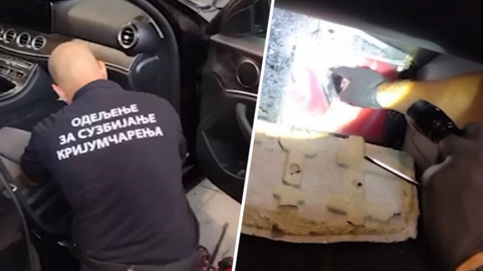Na Batrovcima zaplenjeno deset kilograma kokaina (VIDEO)