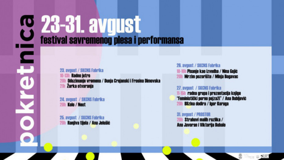 Festival savremenog plesa i performansa od 23. avgusta u Novom Sadu