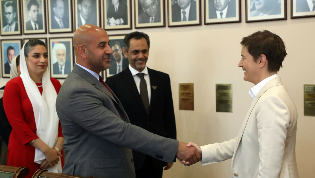 Brnabić sa predstavnicima UAE razgovarala o saradnji