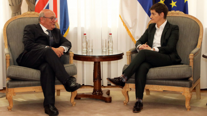 Britanski izaslanik za Zapadni Balkan u Beogradu, sa Brnabić razgovarao o energetici i bilateralnoj saradnji