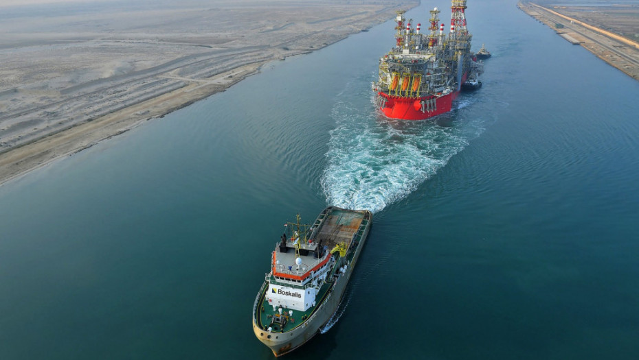 Egipatski prihodi od Sueckog kanala manji za 40 odsto od početka godine
