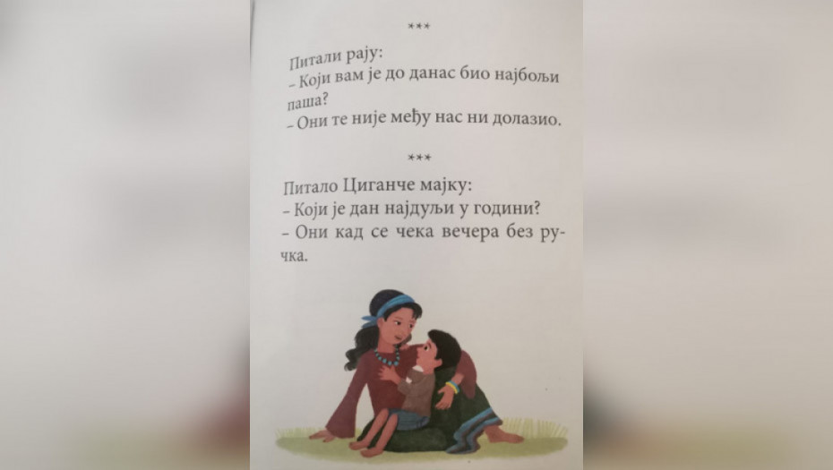 Opre Roma: Zamenom uvredljive pitalice u lektiri za 3. razred ne menja se suština odnosa prema Romima