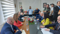 Zvaničnici kosovske vlade u Preševskoj dolini, teme - dijalog Beograda i Prištine i položaj Albanaca na jugu Srbije