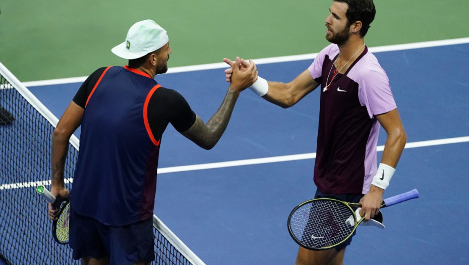 US Open: Hačanov eliminisao Kirjosa, za finale će se boriti protiv Kaspera Ruda