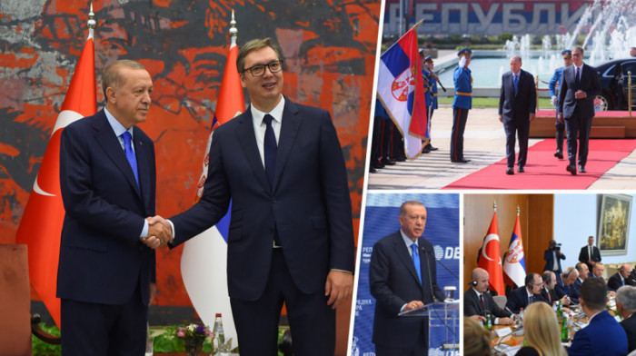 ERDOGAN ZAVRŠIO POSETU SRBIJI Predsednik Turske: Ne potcenjujte Rusiju, oni koji to čine greše