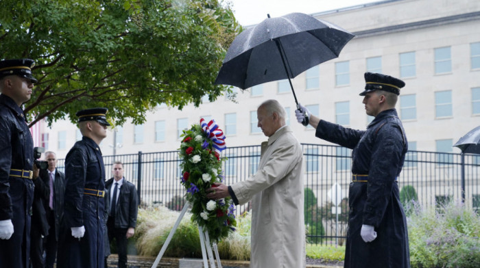 U SAD počelo obeležavanje sećanja na 11. septembar 2001, Bajden položio venac