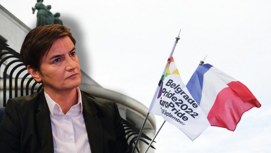 Brnabić o Europrajdu: Uverena sam da će svi biti sigurni i bezbedni u Beogradu