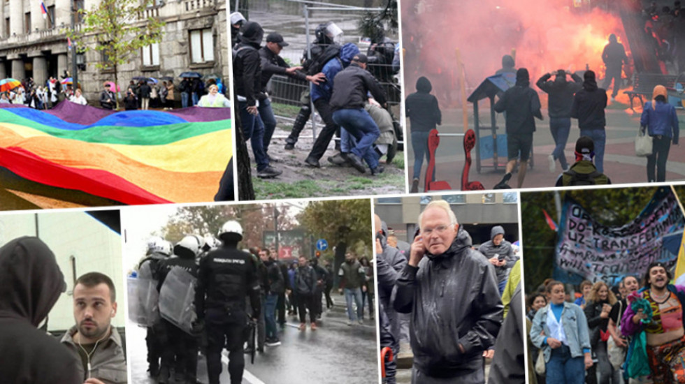 Europrajd u sedam ključnih događaja: Dan pun neizvesnosti, sukobi sa policijom i šetnja uz visoke mere bezbednosti
