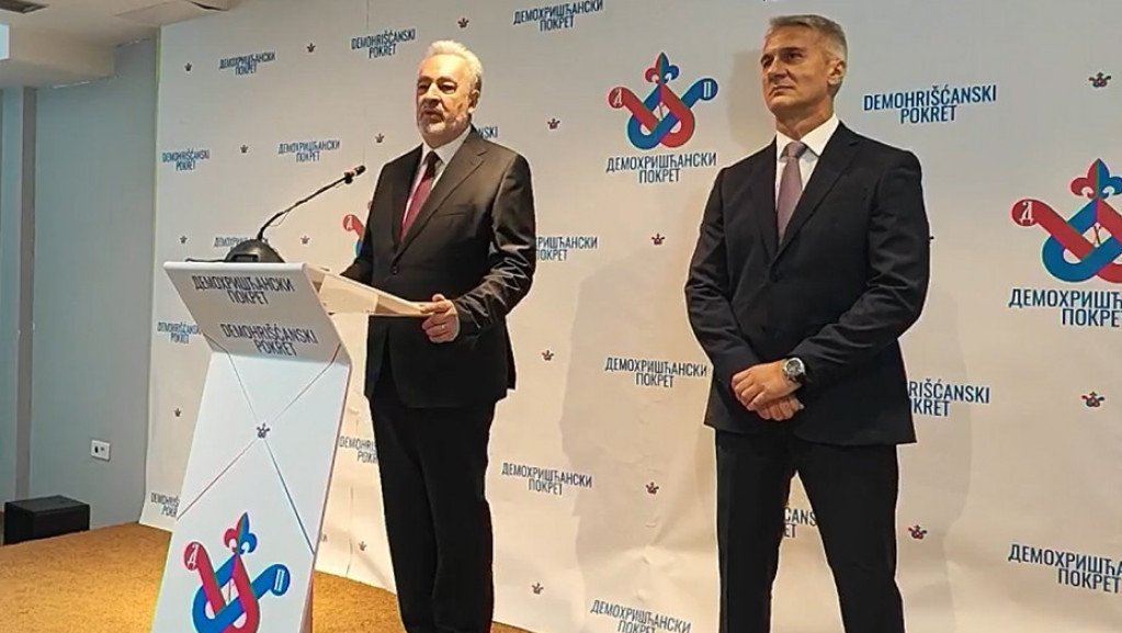 Krivokapić i Vukšić predstavili Demohrišćanski pokret, kažu da se zasniva na "tradicionalnim vrednostima"
