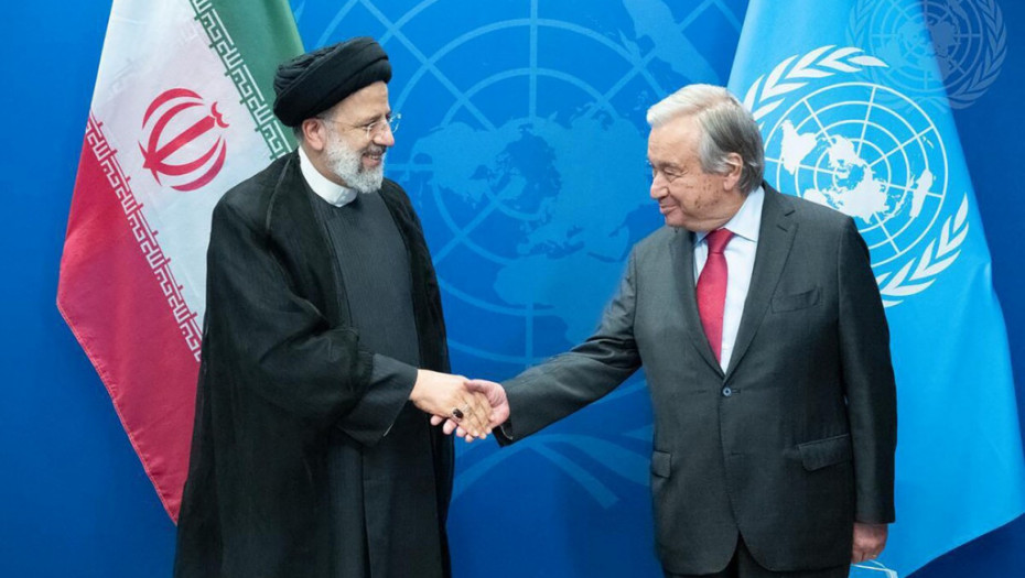 Gutereš s iranskim predsednikom: UN zabrinute zbog prekomerne upotrebe sile na mirnim protestima